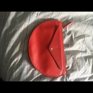 Banana republic red evening bag wallet two in one